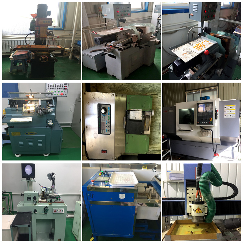 Pictures of sodium iodide crystal milling and grinding workshop